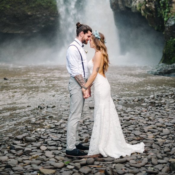 Katie May Dresses & Skirts - Katie May Lanai Backless Wedding Dress - 80% OFF!!